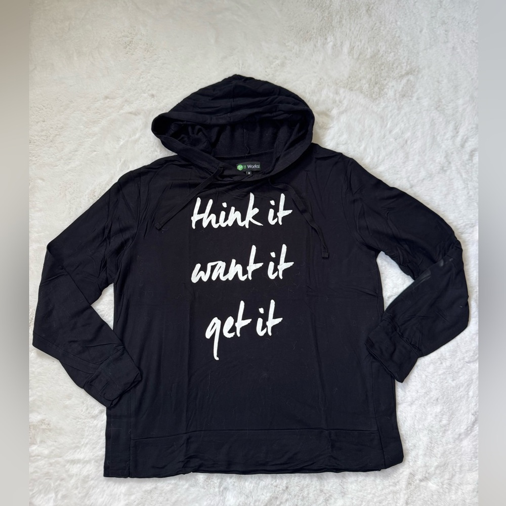 Itworks Think It Want It Get it, soft Hoodie